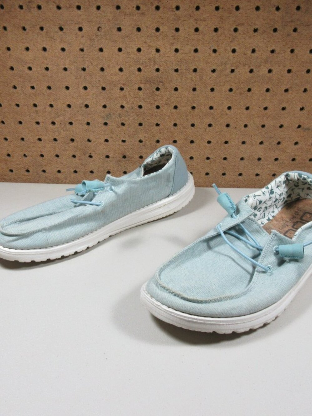 hey dude womens blue Azur Wendy chambray shoes 9 M - Picture 4 of 6